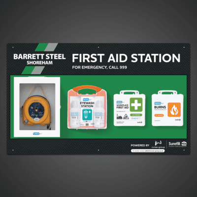 Customised First Aid Station Backboards
