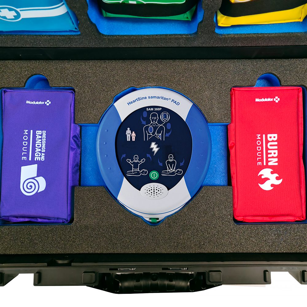 Modulator Hybrid Trauma Kit with HeartSine® 360P Fully Automatic AED