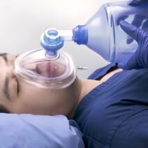 Adult BVM Resuscitator Set with Size 3, 4 & 5 Masks