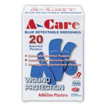 A-Care Blue Detectable Assorted Sized Plasters – Box 20