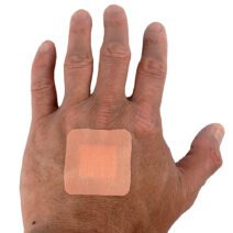 A-Care Fabric Small Patch Plasters (38 x 38mm) – Box 100