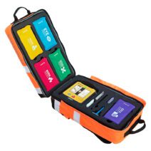 Modulator Emergency Response Backpack with ViVest PowerBeat X1 AED