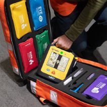 Modulator Emergency Response Backpack with ViVest PowerBeat X1 AED