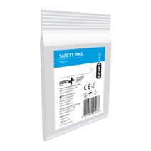 AeroSupplies™ Safety Pins 3 Sizes Nickle Plated – Pack 12