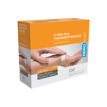 AeroPlastâ„¢ Transparent Extra Wide Strip - Box 100