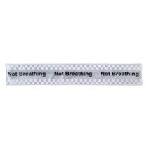 EMS-TST-SILVER Ten Second Triage Slap Bands 300mm x 50mm Silver Not Breathing