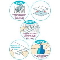 IP43-100 Ice Pads 12 Cells Per Sheet 13 x 22cm - Pack 100