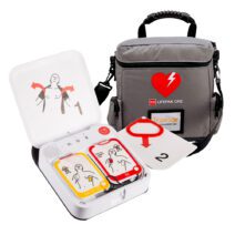 PHE1011 Lifepak CR2 AED Trainer c/w 1x Electrode Pads and 1x Carry Case