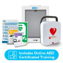 Lifepak CR2 with Handle Gold Internal Bundle including Online AED Certificated Training