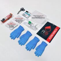 Standard RapidStop Bleed Control Kit contents in Soft Pouch
