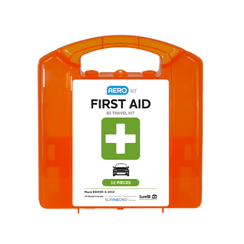 AeroKit™ British Standard Travel First Aid Kit – Neat Case