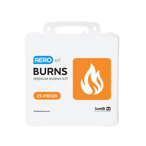 AeroKit™ Burns First Aid Kit Medium – Weatherproof Case