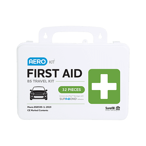 AeroKit™ British Standard Travel First Aid Kit – Weatherproof Case