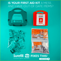 Surefill™ fixes different out of date first aid items with one refill pack
