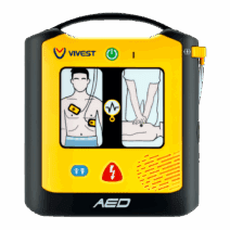 ViVest PowerBeat AED X1 with Pictograms – Semi-Automatic Defibrillator