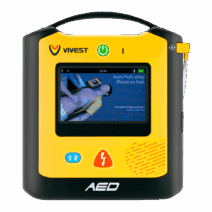 Vivest PowerBeat AED X3 with LCD Display – Semi-Automatic Defibrillator