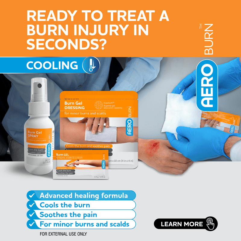 Ready to treat a Burn Injury in seconds?