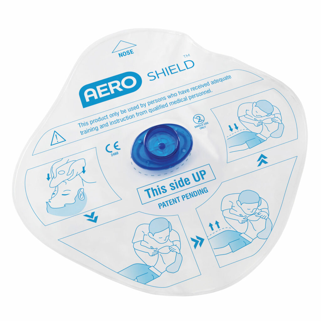 AeroShield™ CPR Face Shield 10/bag AFS001US Aero Healthcare USA