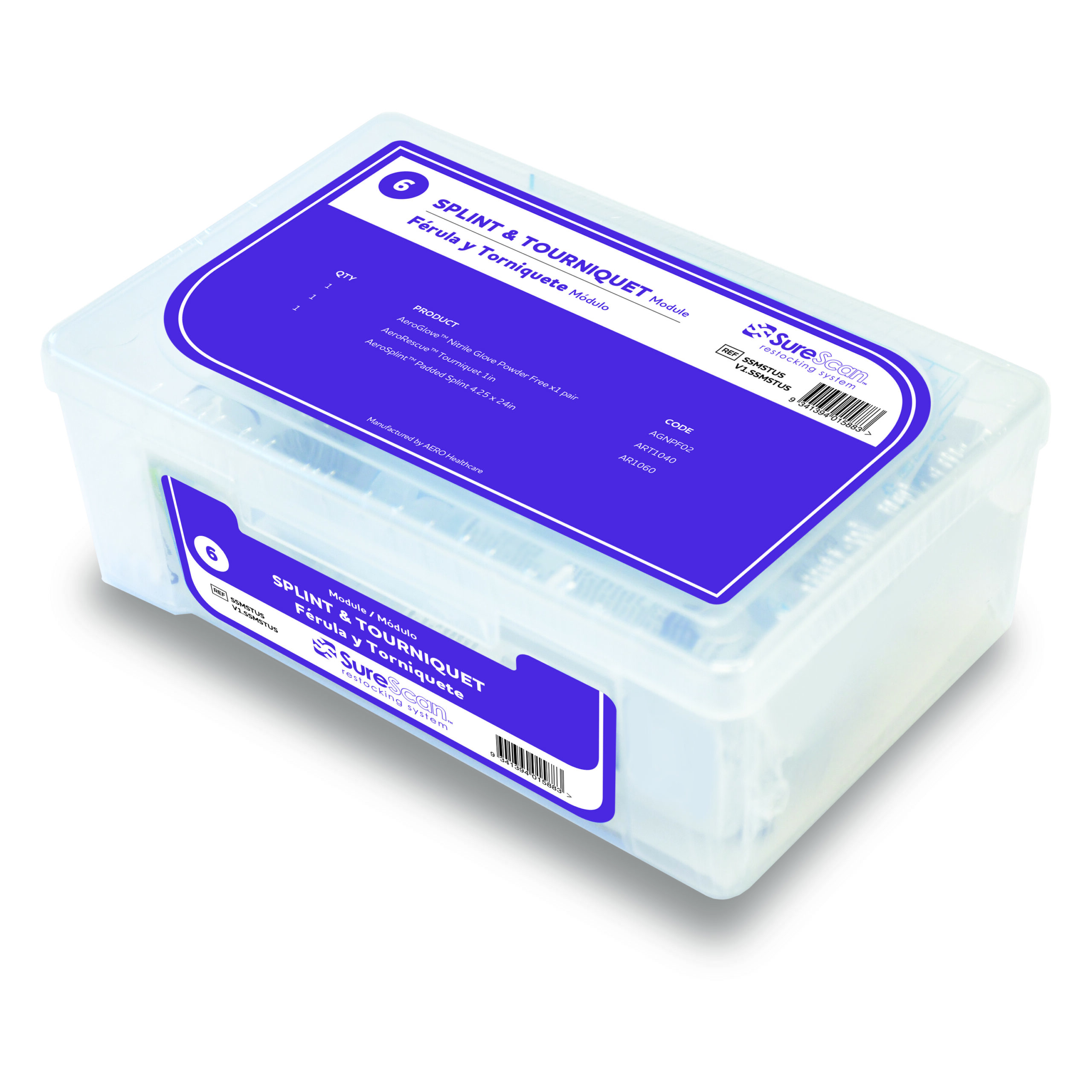 SureScan™ First Aid Module Splint & Tourniquet #SSMSTUS | Aero