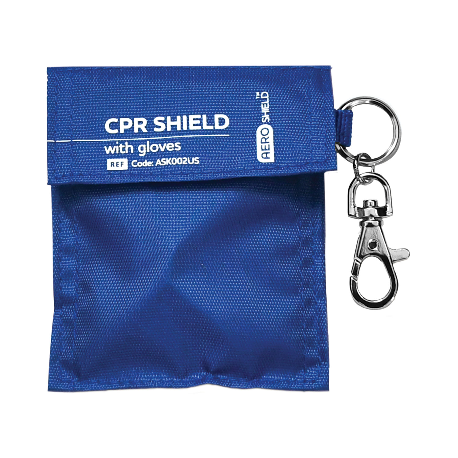 AeroShield™ CPR Keyring w/ Face Shield & Gloves ASK002US Aero Healthcare USA