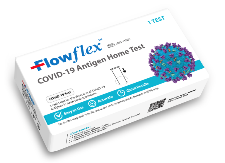 FlowFlex™ COVID-19 Antigen Home Test <span class = "aero_product_number"> #L031-118B5 </span>