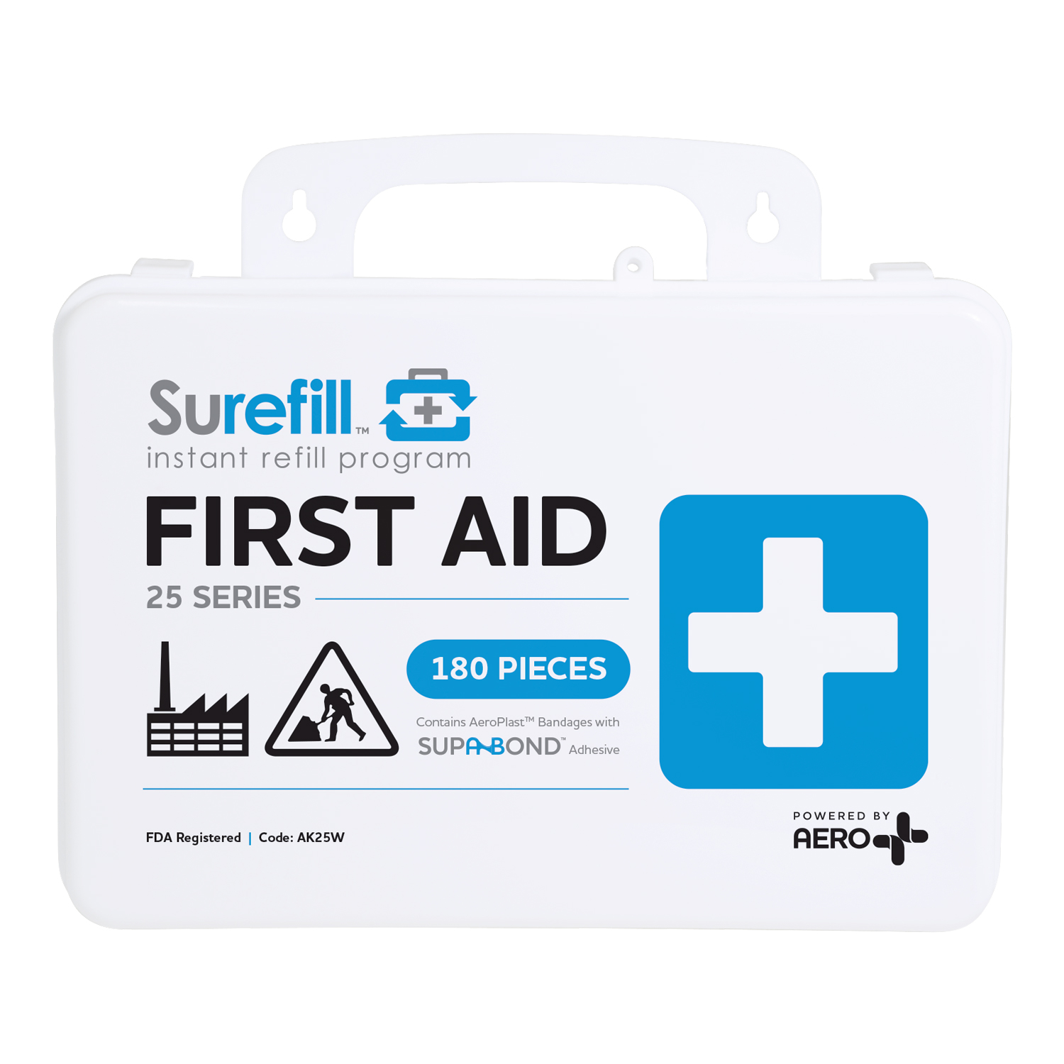 Surefill™ ALL PURPOSE 25 Series First Aid Kit - Weatherproof Case # ...