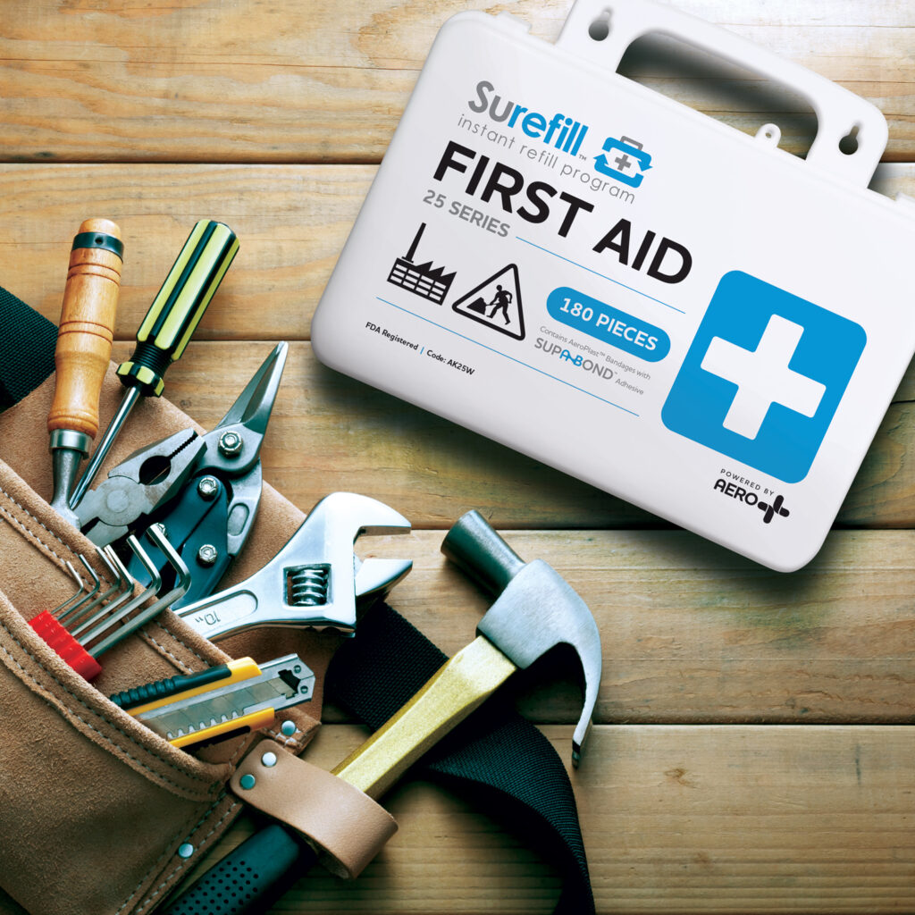Surefill™ ALL PURPOSE 25 Series First Aid Kit - Weatherproof Case # ...