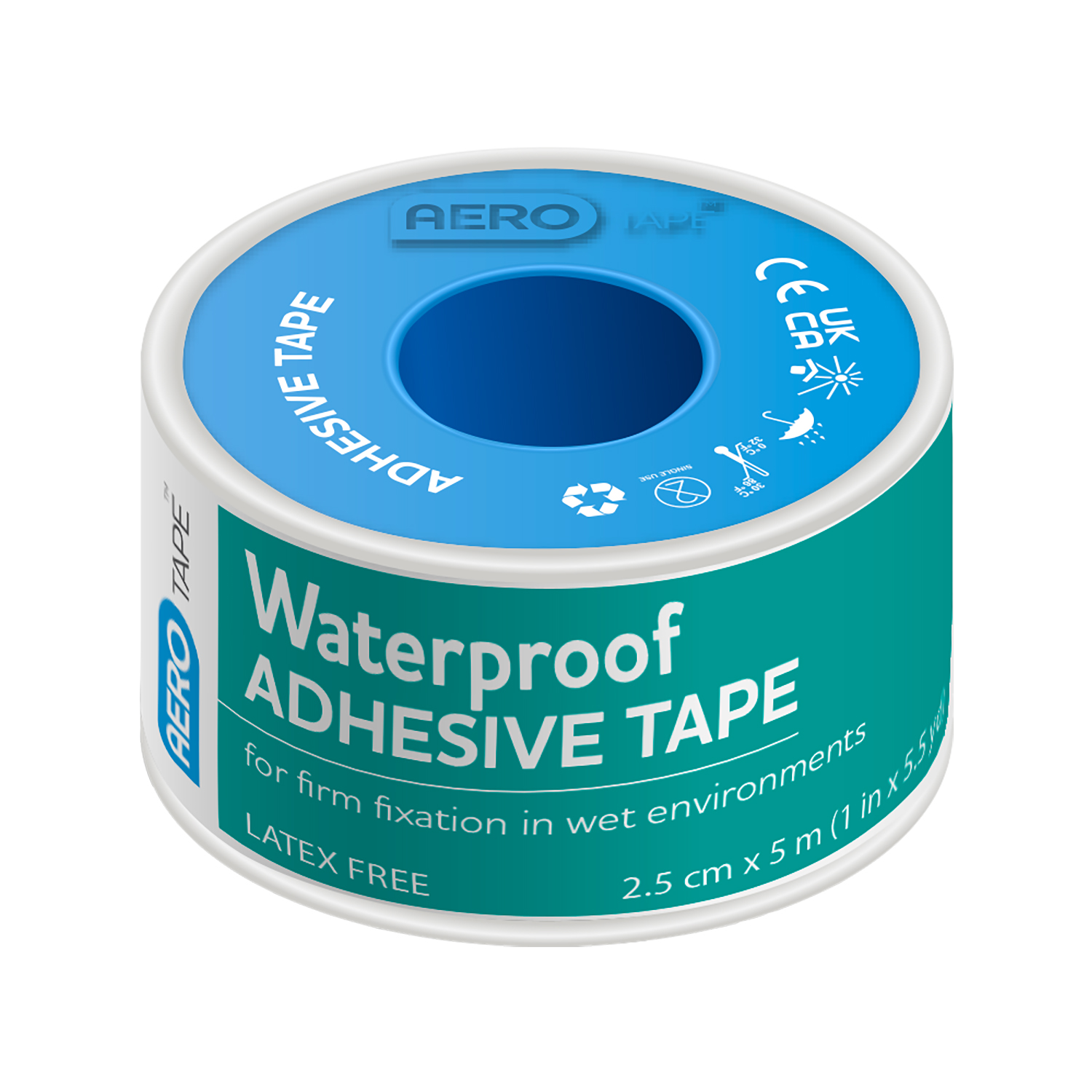 AeroTape™ Waterproof Fabric Tape 1in x 5yds ATW25 | Aero Healthcare USA