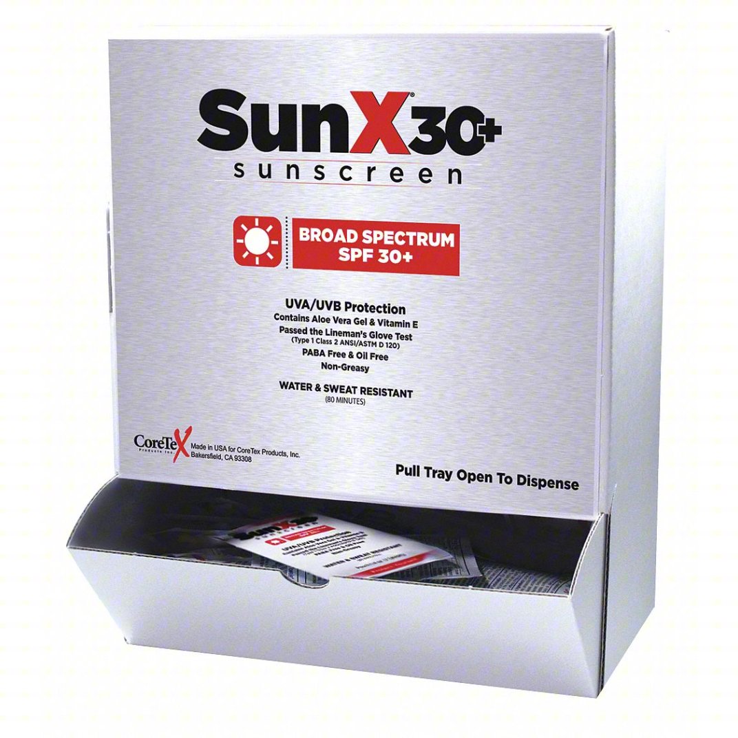 SunX30 Sunscreen Lotion Packets, 25:box_71430