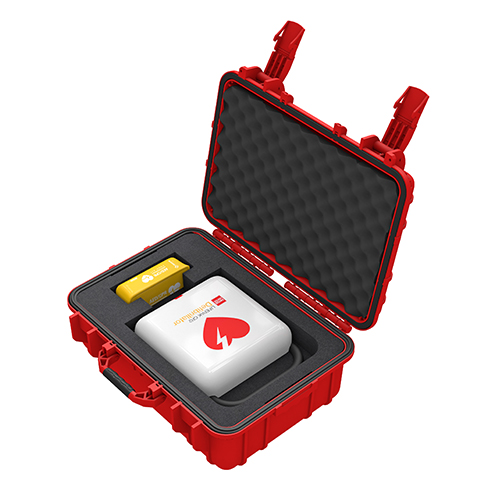 CARDIACTâ„¢ LIFEPAK CR2 Semi-Automatic, USB Defibrillator English Rugged Case <span class = "aero_product_number"> #CA-RG02-2</span>