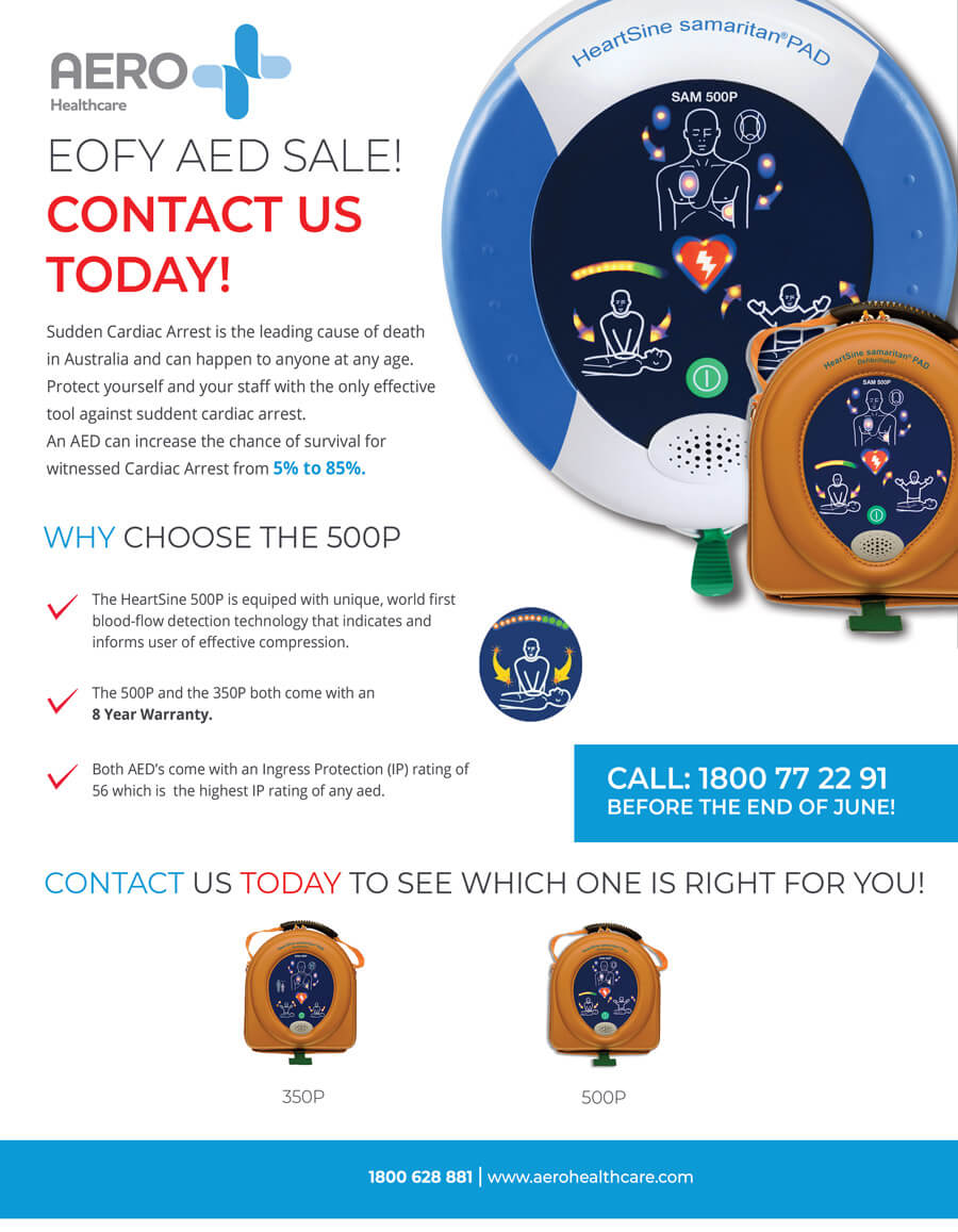 EOFY AED Flyer