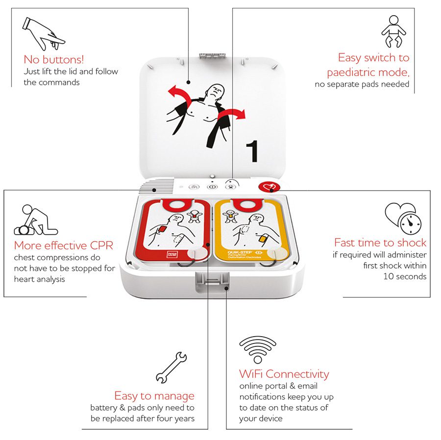 Image of LIFEPAK CR2 Fully-Automatic Defibrillator with Wi-Fi