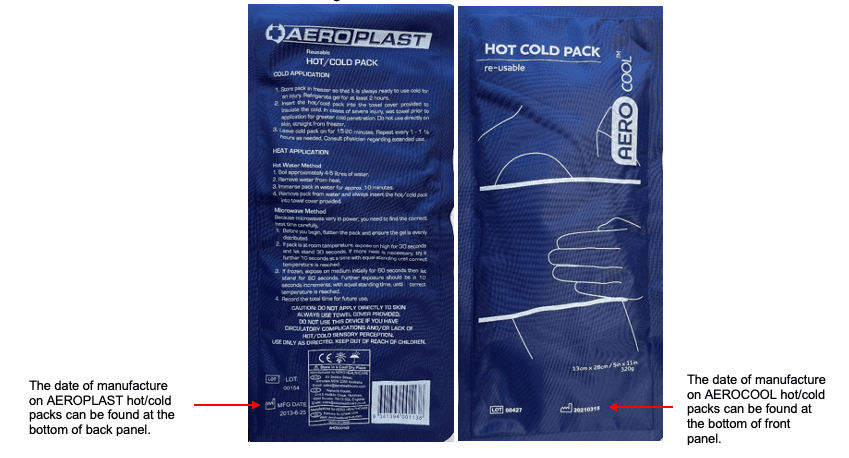 Premium Hot & Cold Ice Packs (2) - TrekProof