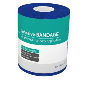 AEROBAN Cohesive Bandage 5.0cm x 4.5M Wrap/12