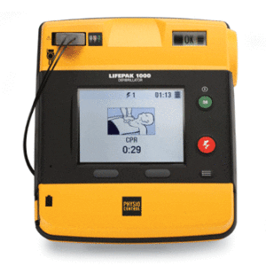LIFEPAK 1000 Defibrillator with ECG Display & Manual Override