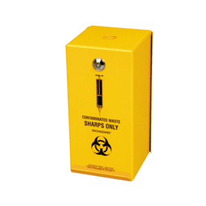 AEROHAZARD Steel Sharps Disposal Safe 2L (includes 2 x SD2000)