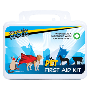 SUPERPET First Aid Kit Plastic Waterproof 21cm W x 7.5cm D x 13cm H