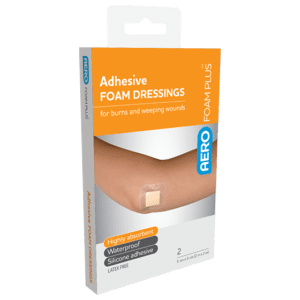 AEROFOAM PLUS Adhesive Foam Dressings 5 x 5cm Box/2