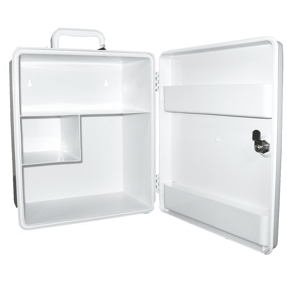 AEROCASE Small White Plastic with Key Latch Aero Healthcare