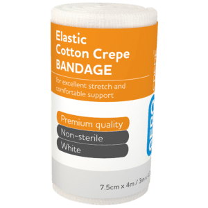 AEROCREPE Elastic Crepe Bandage 7.5cm x 4M Wrap/12