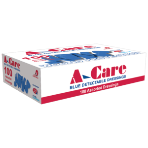 A-CARE Detectable Assorted Dressings Box/100