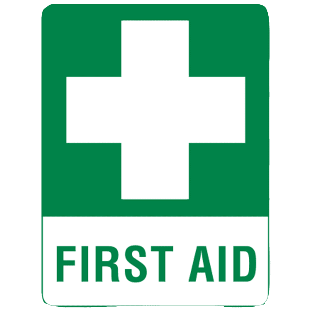 Large Metal First Aid Sign 60 X 45cm Aero Healthcare