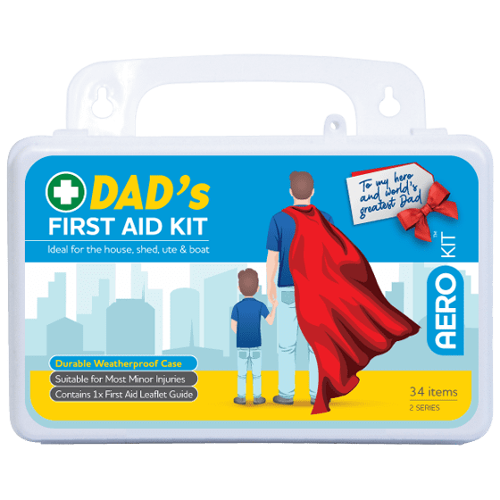 DAD’S 2 Series Plastic Waterproof First Aid Kit 13 x 21 x 7.5cm>