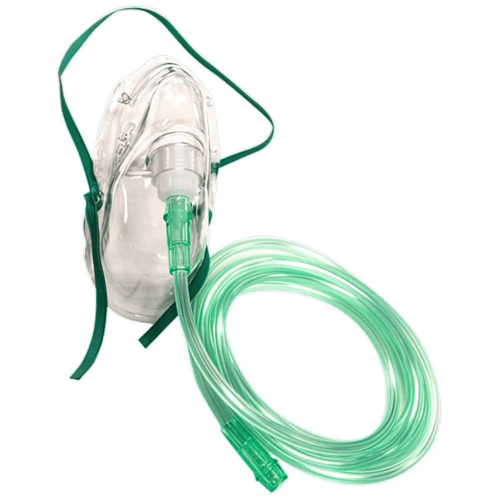 Oxygen Therapy Mask with 2M Tubing Adult Aero Healthcare