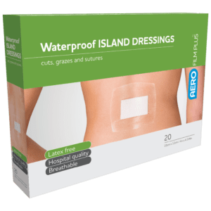AEROFILM PLUS Waterproof Island Dressing 10 x 12cm Box/20