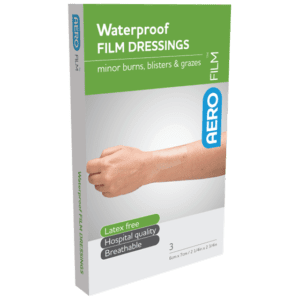 AEROFILM Waterproof Film Dressing 6 x 7cm Box/3