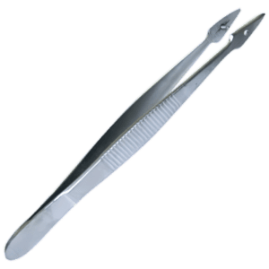 AEROINSTRUMENTS Stainless Steel Fine Forceps with Pin 13cm