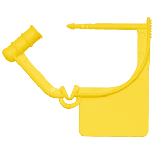 Small Yellow Plastic Safety Seal