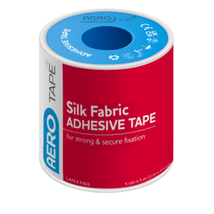 AEROTAPE Silk Fabric Adhesive Tape 5cm x 5M Box/3