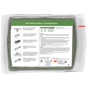 BLIZZARD Green Heat Casualty Blanket 245 x 265cm